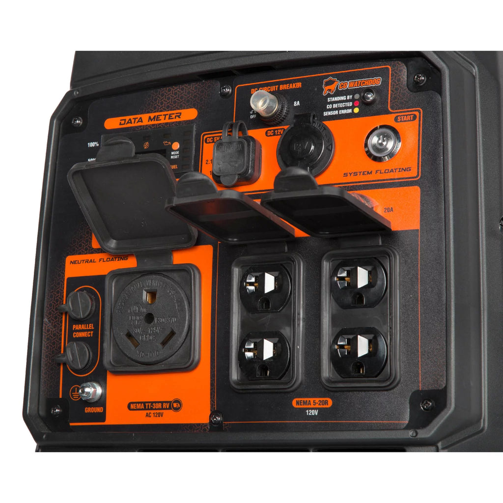 Portable Inverter Generator, 4800-Watt, Electric Start, RV-Ready D614623