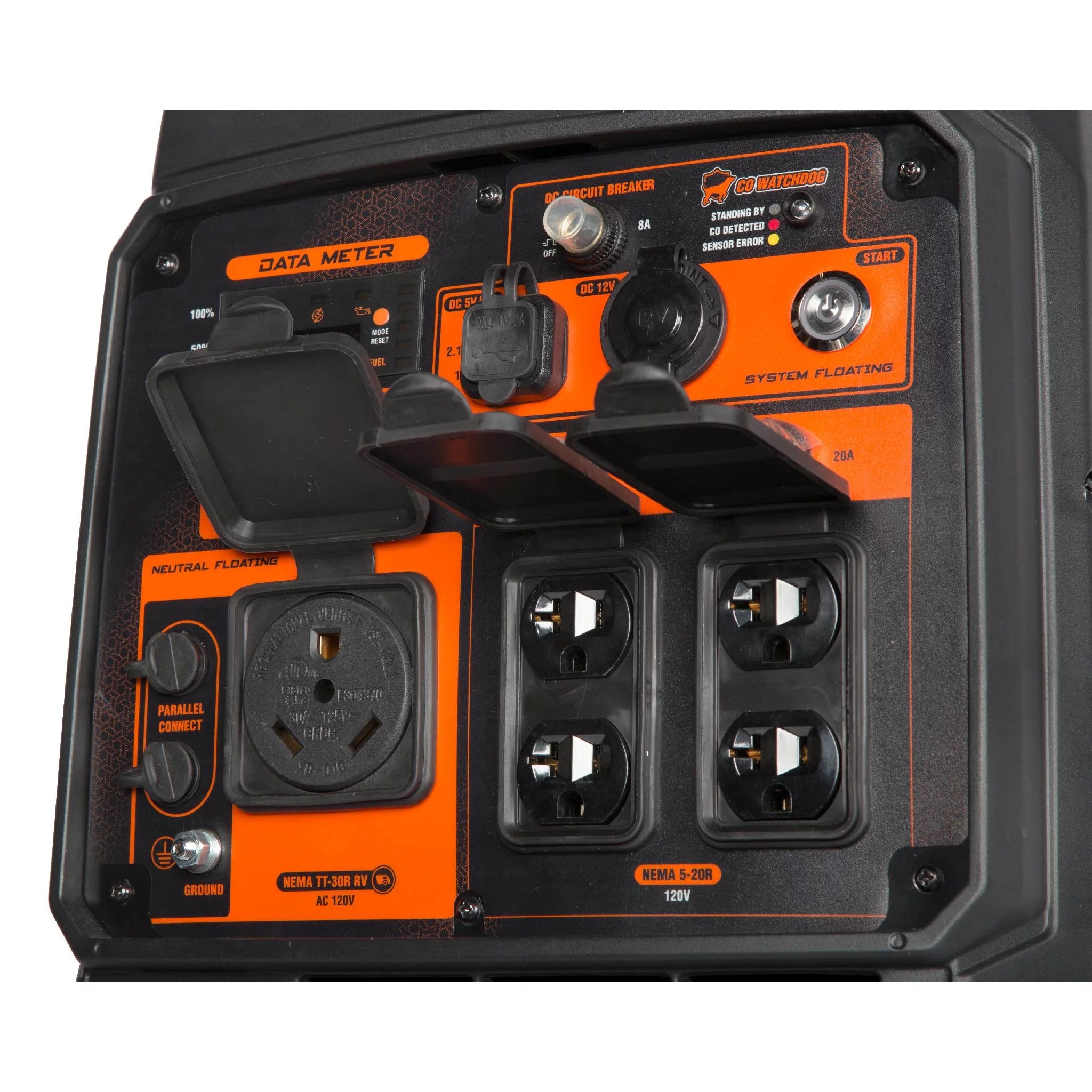 Portable Inverter Generator, 4800-Watt, Electric Start, RV-Ready D614623