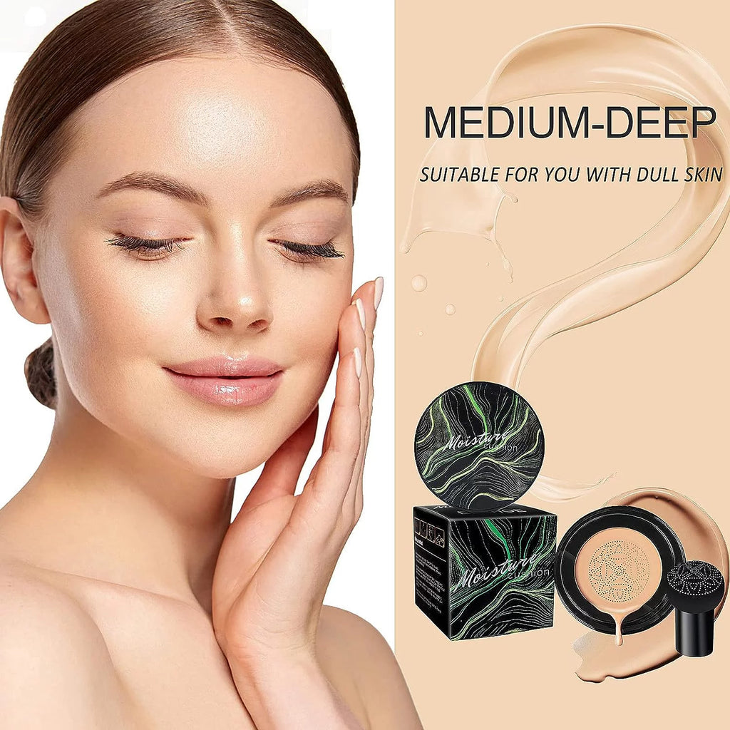 Mushroom Head Air Cushion CC Cream Full Coverage Foundation Q6681