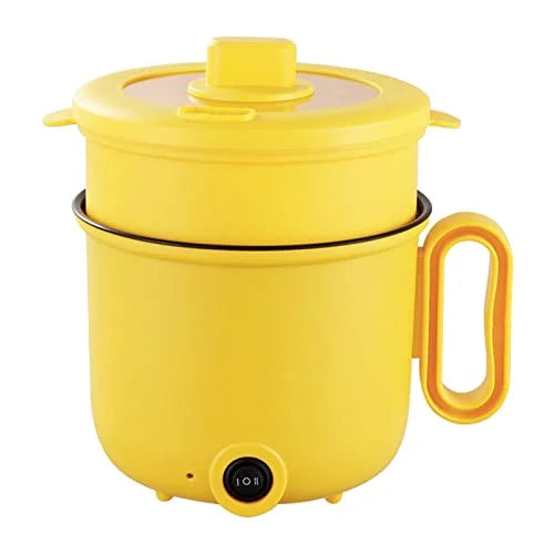 Electric Cooking Pot 1.5L with Clear Lid, Yellow F1734