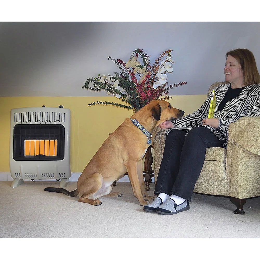 10,000 BTU Vent Free Radiant Natural Gas Heater T37023