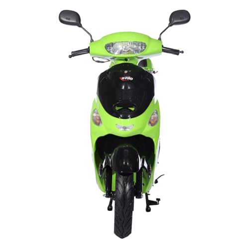 50cc Moped with 10" Aluminum Wheels, Electric/Kick Start Y71989