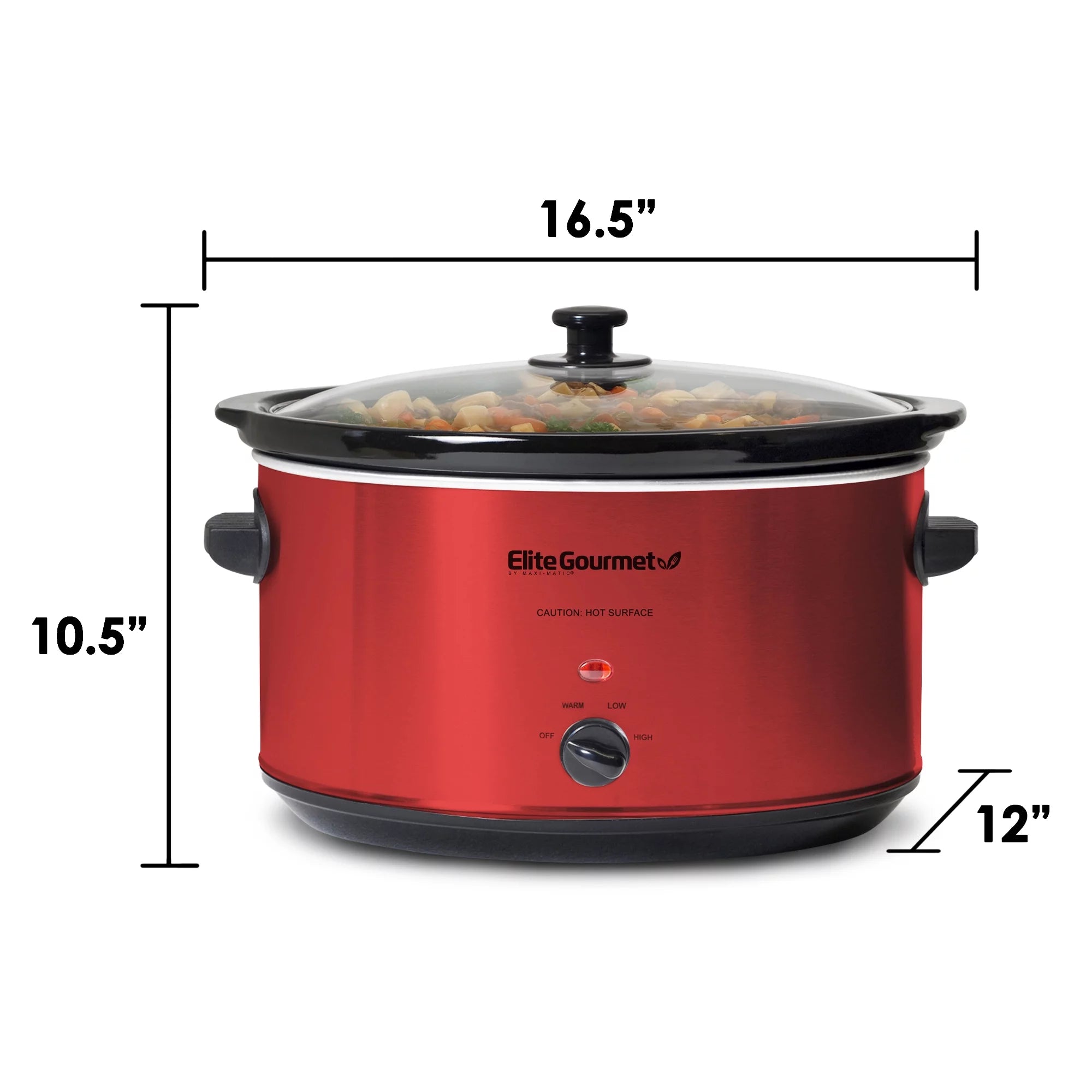8.5Qt Stainless Steel Slow Cooker I5366