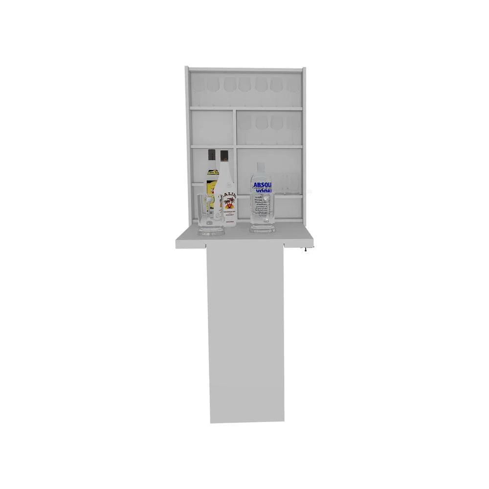 Foldable Wall Desk Table, White Y6617