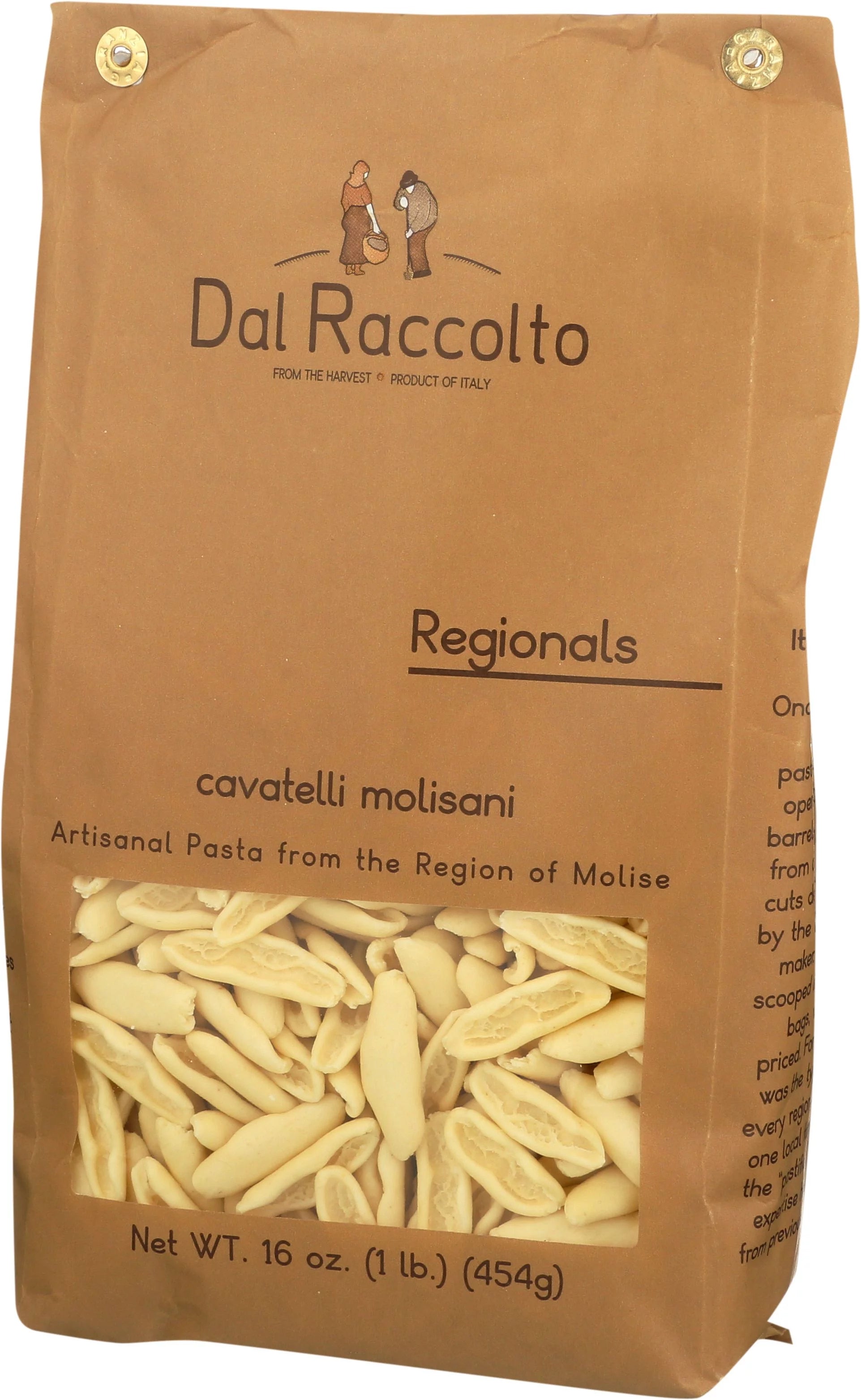 Cavatelli Molisani Italian Pasta, 1 Pound Bag (4 Pack) Y268850