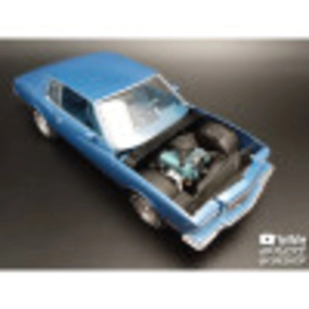 1:25 Scale Model Kit - 1980 Chevy Monte Carlo with Chopper & Trailer, Unpainted Building Kit Q628