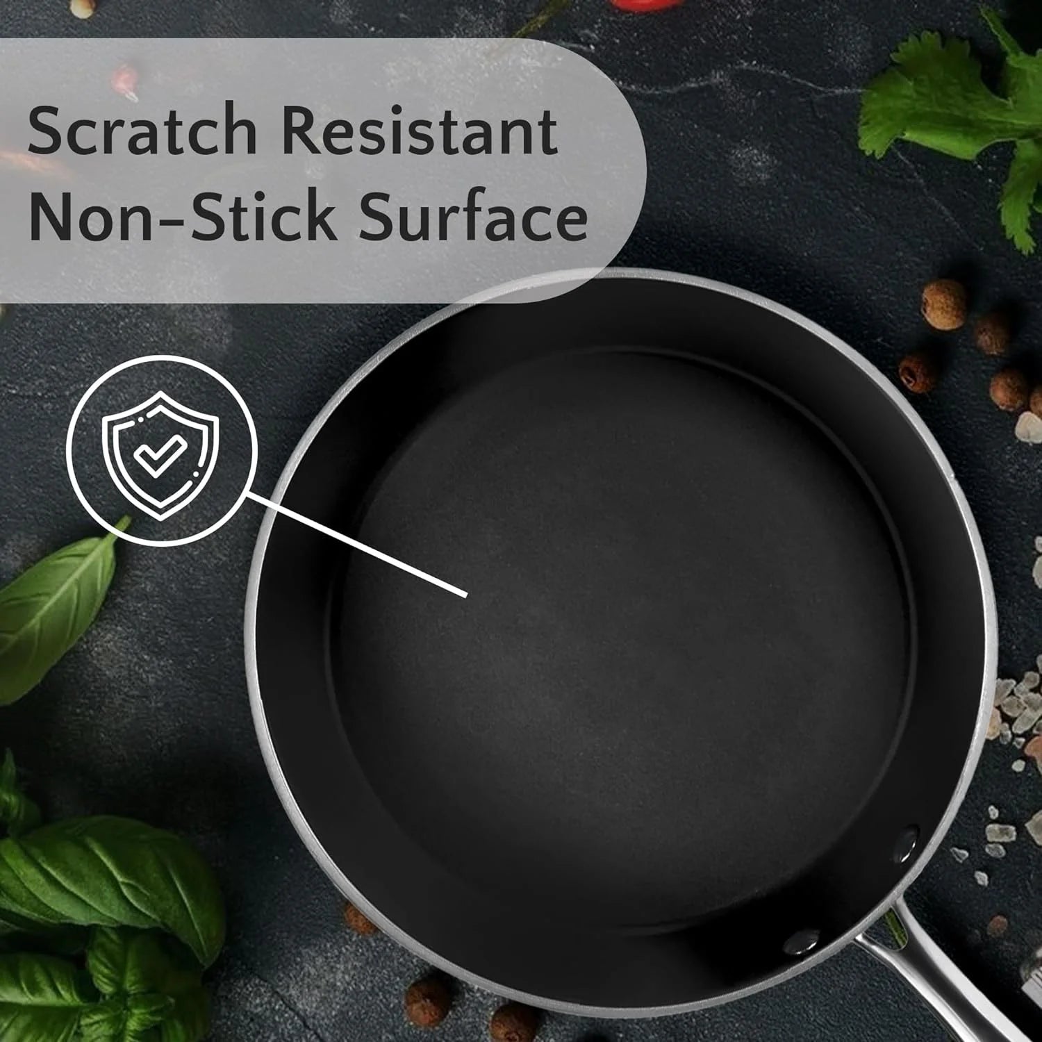 Non-Stick Ceramic 10 Piece Cookware Set with Glass Lids Y188300