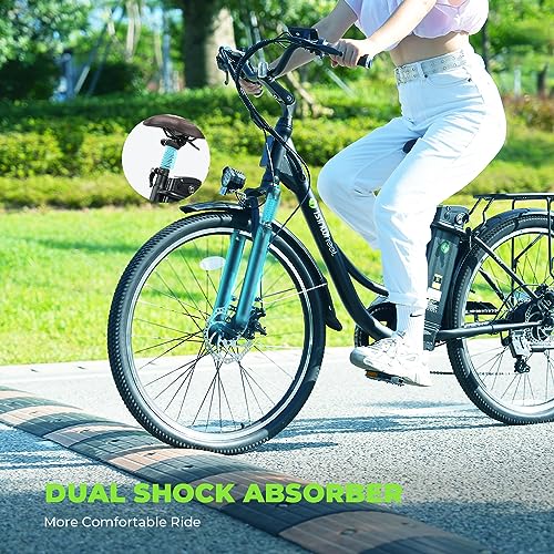 Electric Bike for Adults 750W 28mph with Removable Battery and Fat Tire N46855