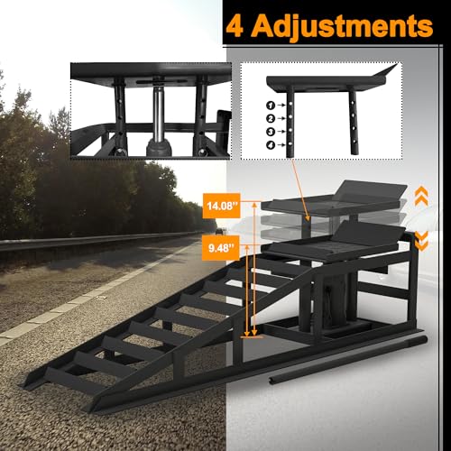 Hydraulic Car Ramps 5 Ton Low Profile Vehicle Lift C11276