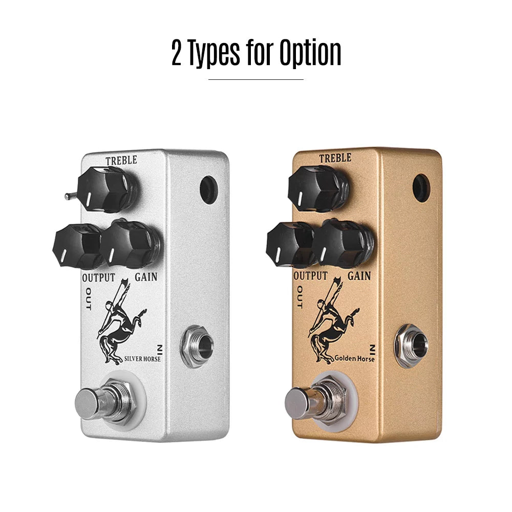 Silver Horse Overdrive Boost Guitar Effect Pedal V88440