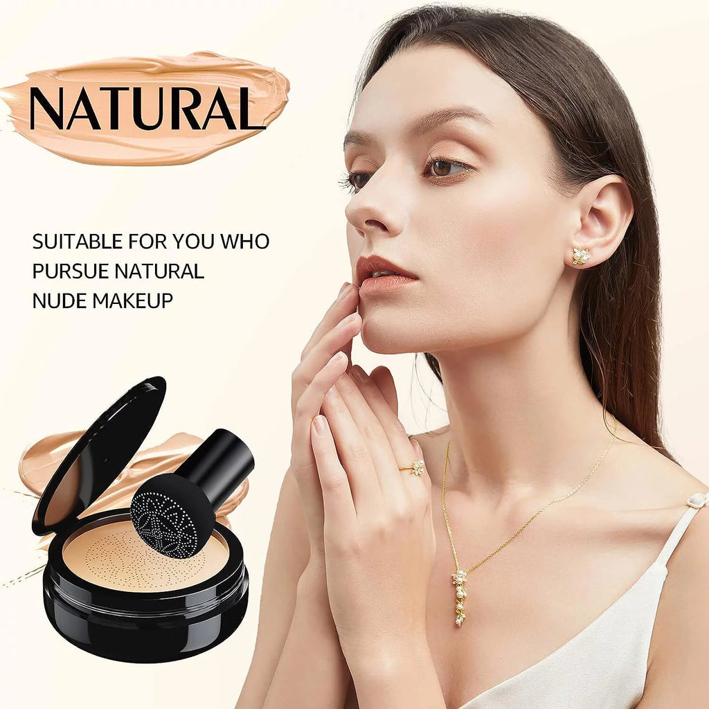 Mushroom Head Air Cushion CC Cream Full Coverage Foundation Q6681