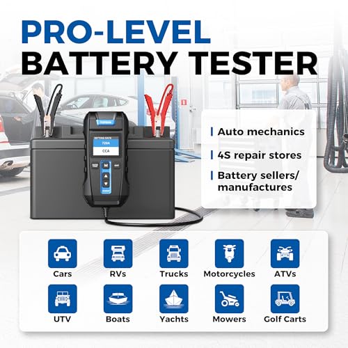 Car Battery Tester 12V 24V 100-2000CCA with Printer Y343474