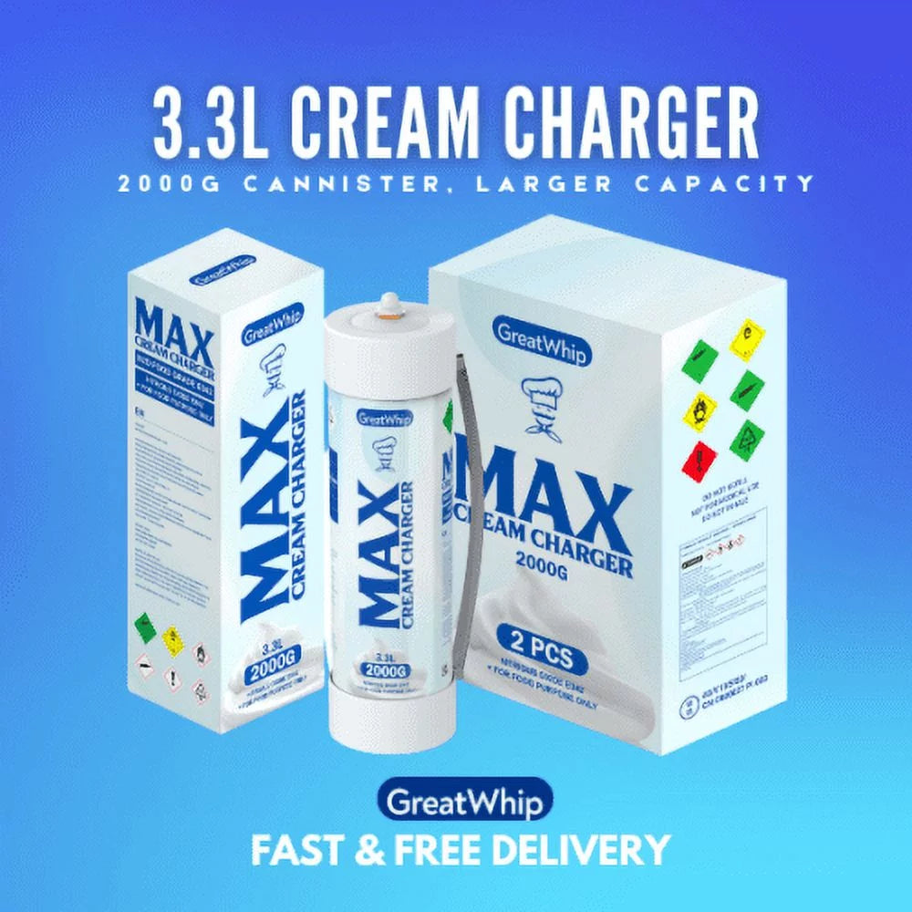Whipped Cream Chargers Tank with 2 Cylinders J65945
