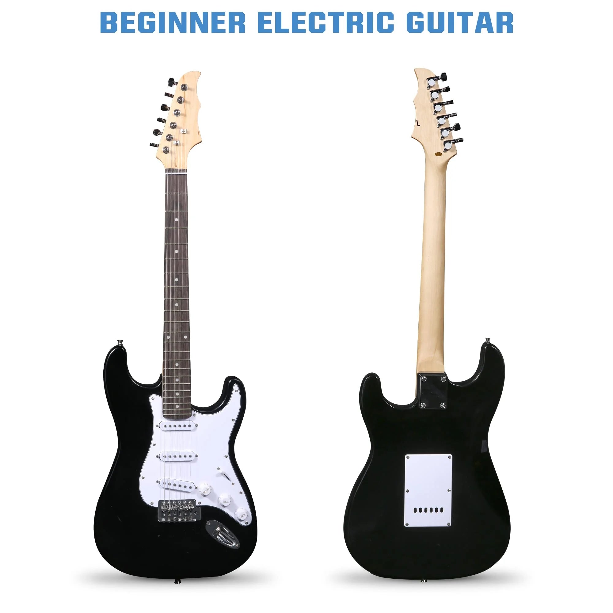 39 Inch Electric Guitar Starter Kit with Amplifier and Accessories R33923