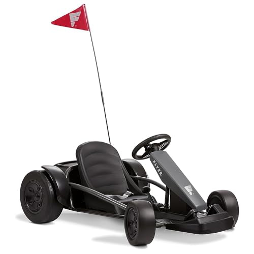 Kids Electric Go-Kart with Adjustable Seat, Rubber Wheels B5495