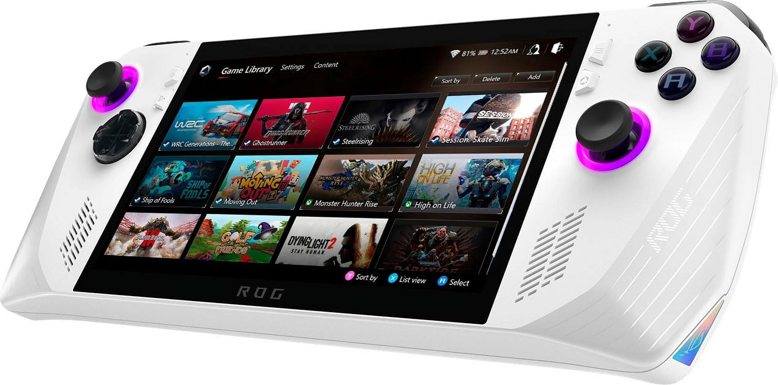 Gaming Handheld 512GB 7-inch Touchscreen 120Hz FHD 1080p F570