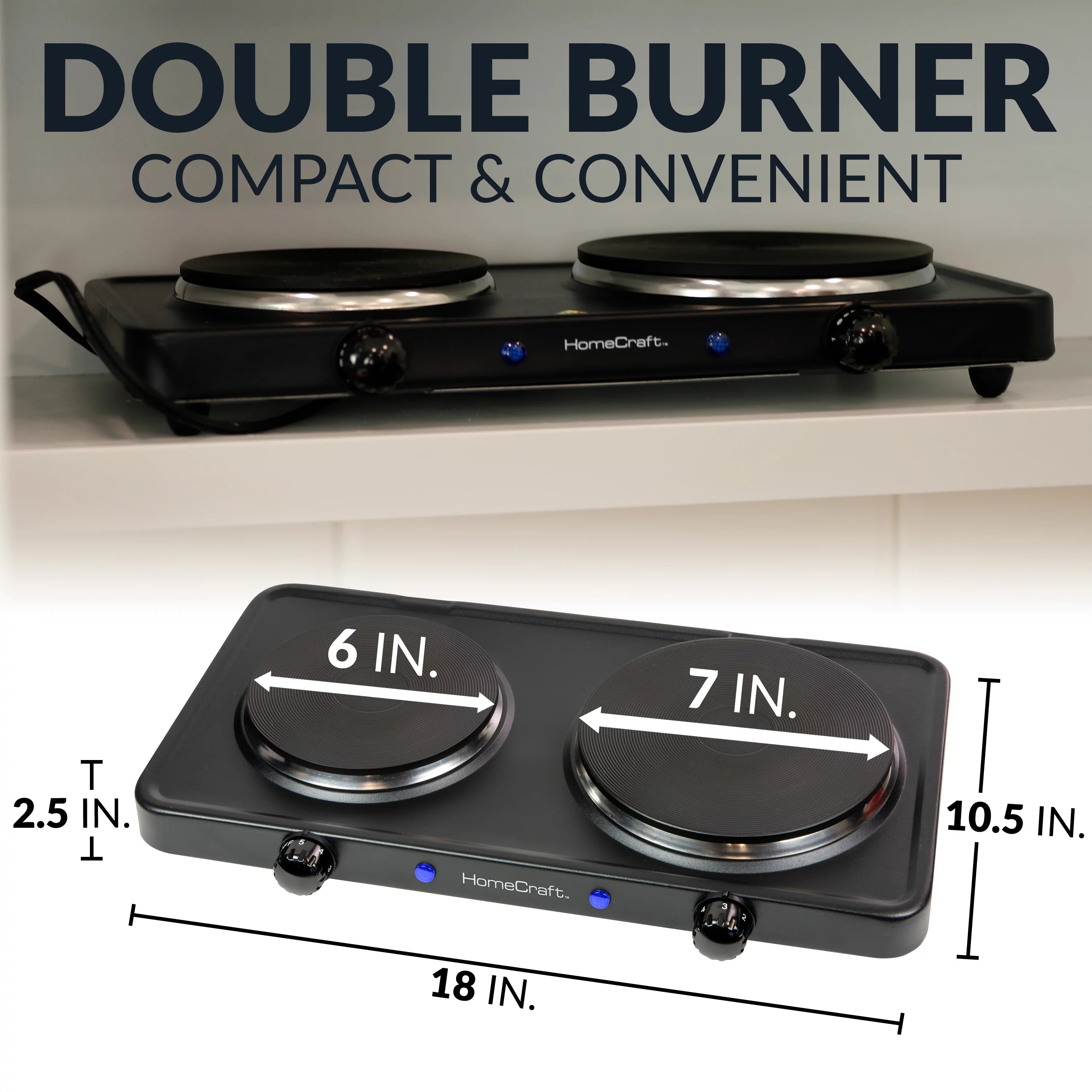 Double Burner Hot Plate U35882