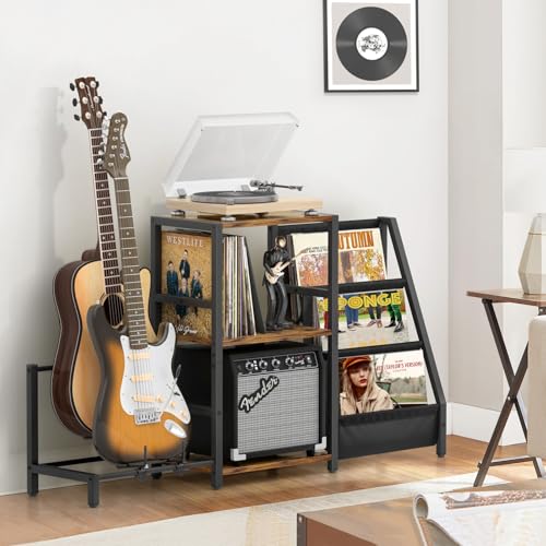 Guitar Stand 4-Tier Rack Holder for Acoustic, Electric, Bass R41022