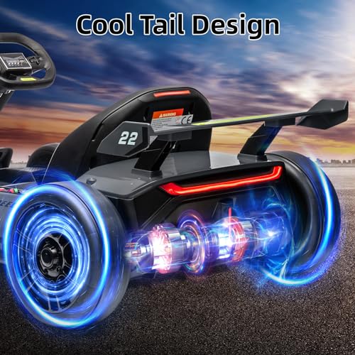 Kids Electric Drift Go Kart with Adjustable Seat A945