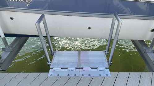 Aluminum Folding Boat Boarding Platform Dock Step J318067