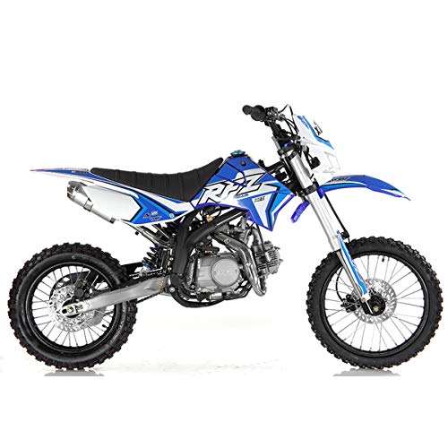 125cc Gas Dirt Pitbike with Headlight, Black X589006