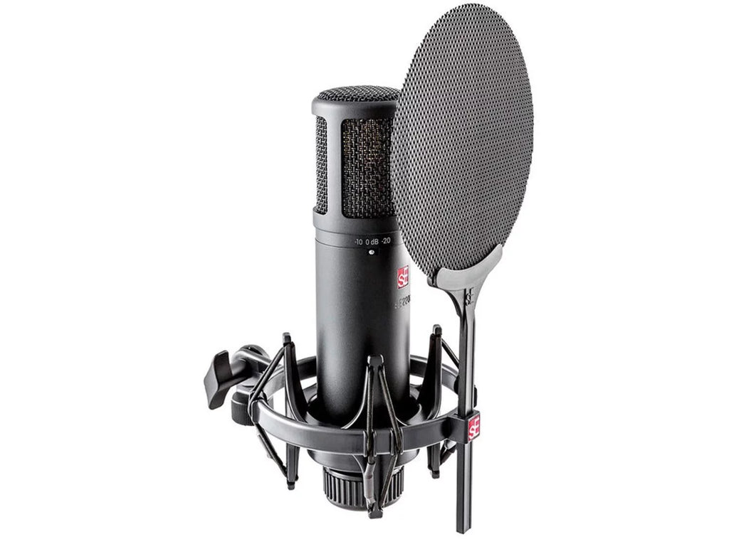 Large Diaphragm Condenser Microphone with Shockmount and Filter K6965
