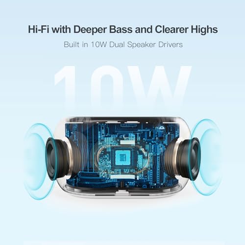 White Noise Sound Machine Alarm Clock with Bluetooth Speaker Q9962