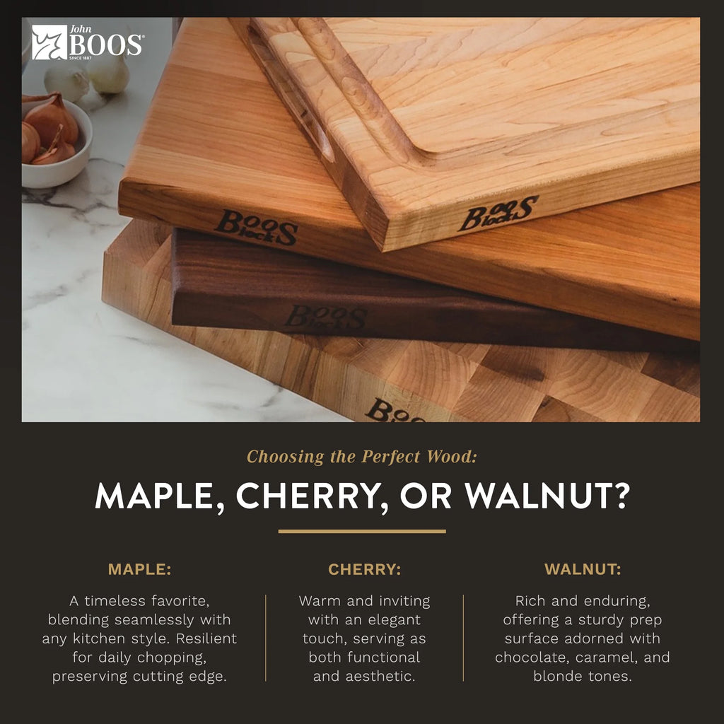 Maple Wood Cutting Board, 12 x 12 x 1.5 inches N6723