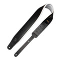 3" Wide Leather Guitar Strap with Foam Padding, Black L93354