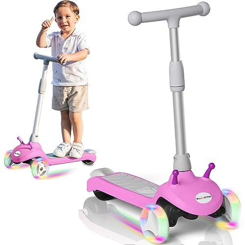 Kids Electric Scooter with 3 Wheels, Adjustable Height, Anti-Slip Deck V61735