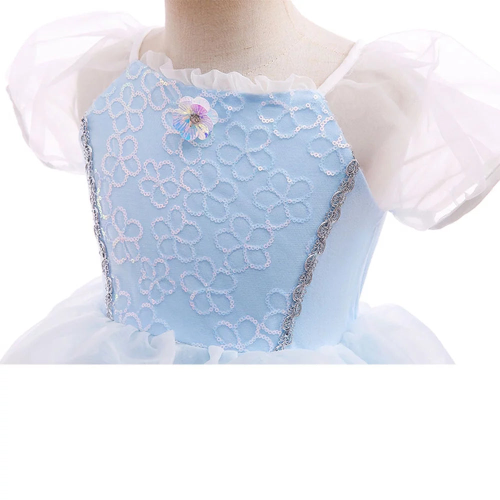 Girls Princess Costume Dress Birthday Halloween Party Accessories Q68272