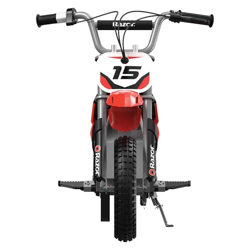 Kids Electric Motocross Bike, 14 Mph, Ages 8+, Red U978