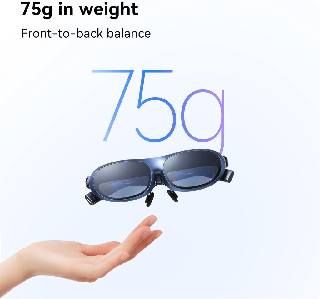 AR Glasses, 1080P Wearable Display for Gaming and Video, Myopia Friendly D968364