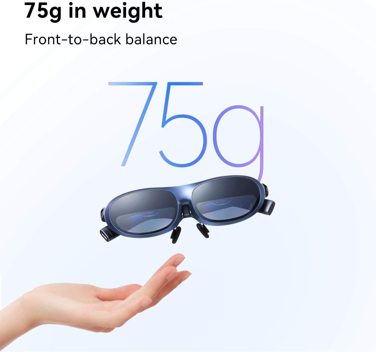 AR Glasses, 1080P Wearable Display for Gaming and Video, Myopia Friendly D968364