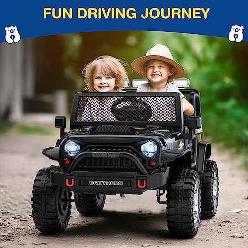 12V Kids Electric Ride On Car with Remote Control, 4-Wheel Suspension, Bluetooth Speaker P8629