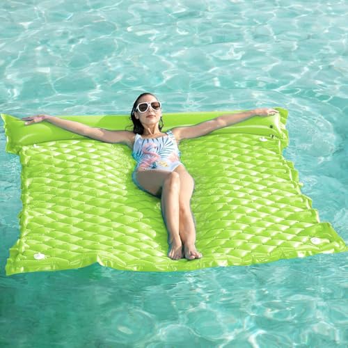 Giant Inflatable Floating Water Mat for Pool Lake Beach H3699