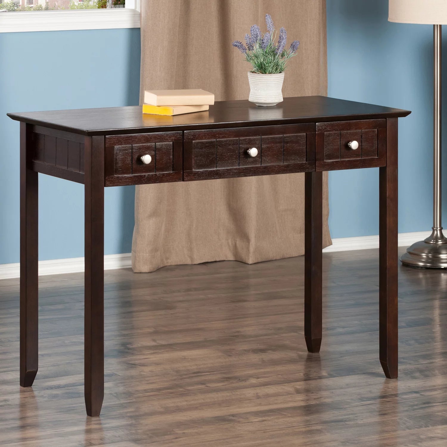 Traditional Writing Desk, Coffee Finish H70648
