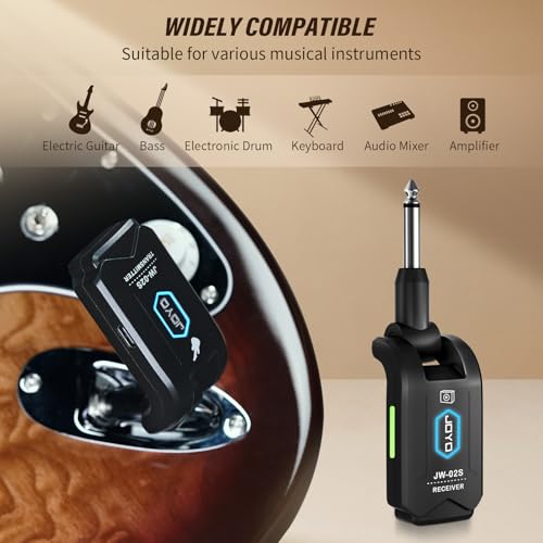 Wireless Guitar System 5.8GHz Transmitter Receiver with Charging Box F42239