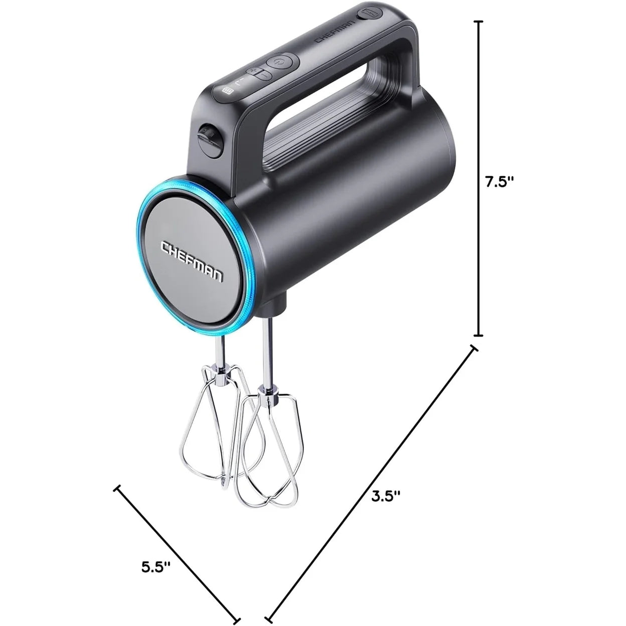 Cordless Hand Mixer with 7 Speed Settings, Digital Display O20299