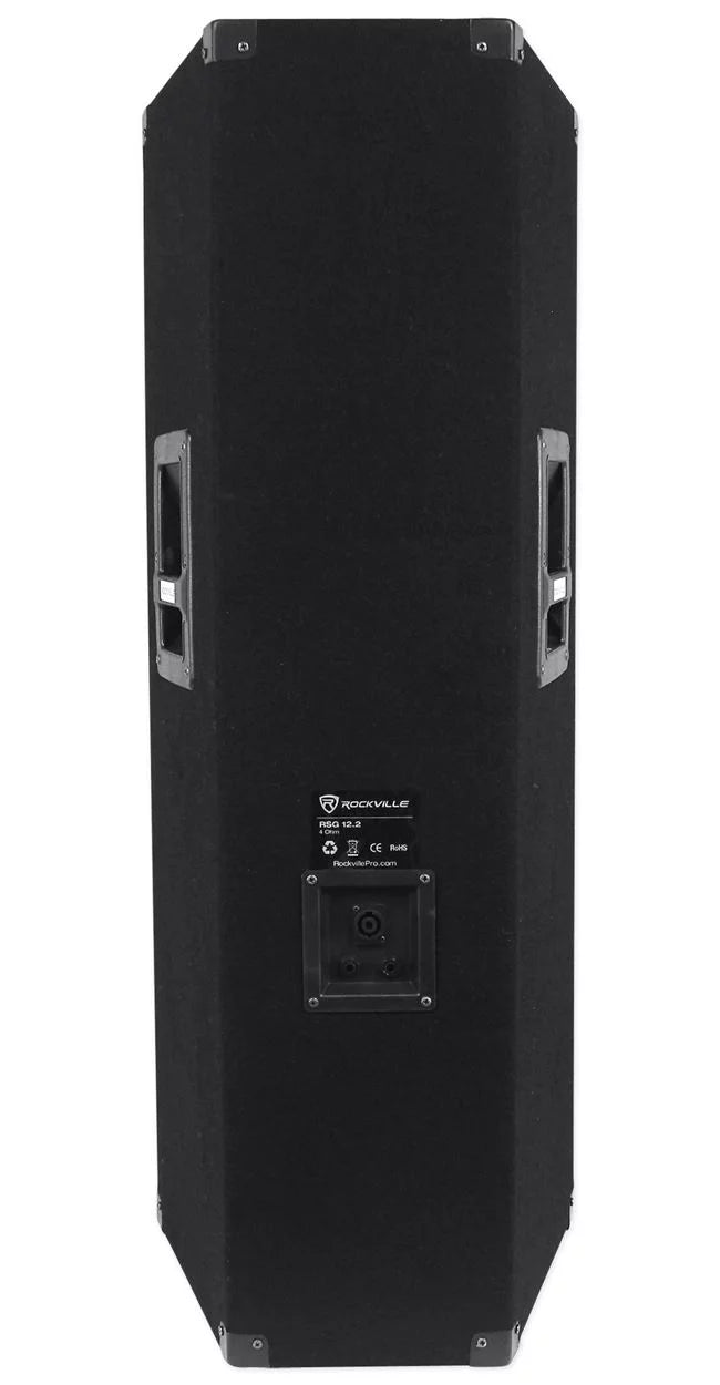 Dual 12" 2000 Watt 3-Way Passive DJ/Pro Audio Speaker V826930