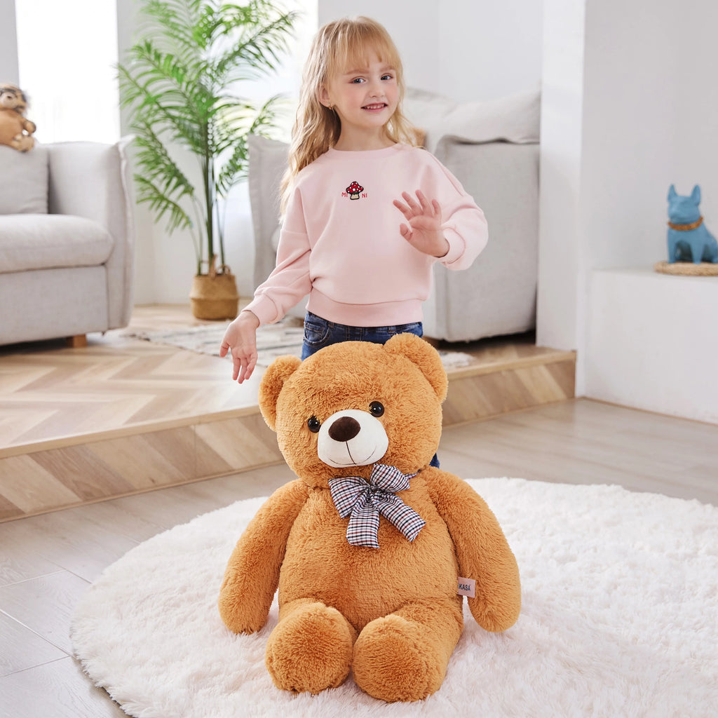 Giant Teddy Bear Stuffed Animal Plush Toy, 30 Inch Brown Soft Plush N72817
