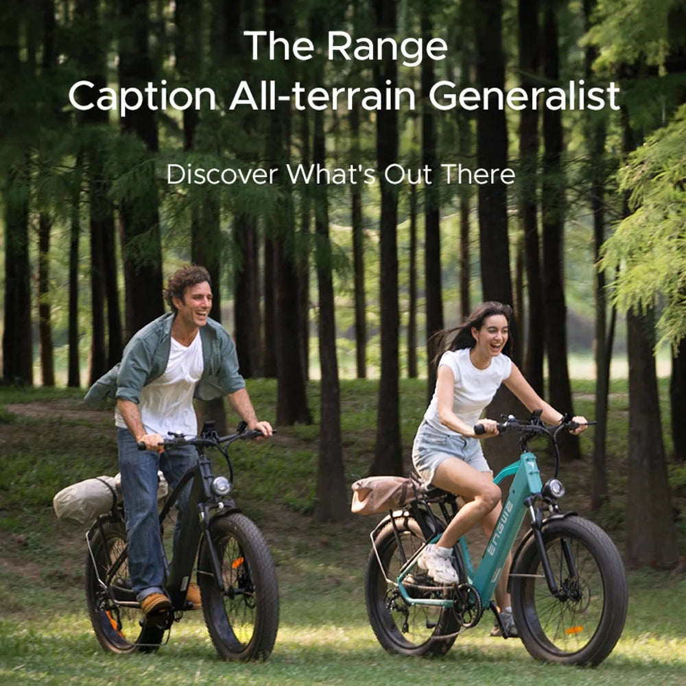 All-terrain Electric Bike with Dual Suspension D34826