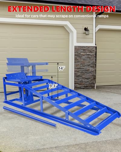 Hydraulic Car Ramps, 5 Ton Capacity, Heavy Duty Steel, 2 Pack O8169