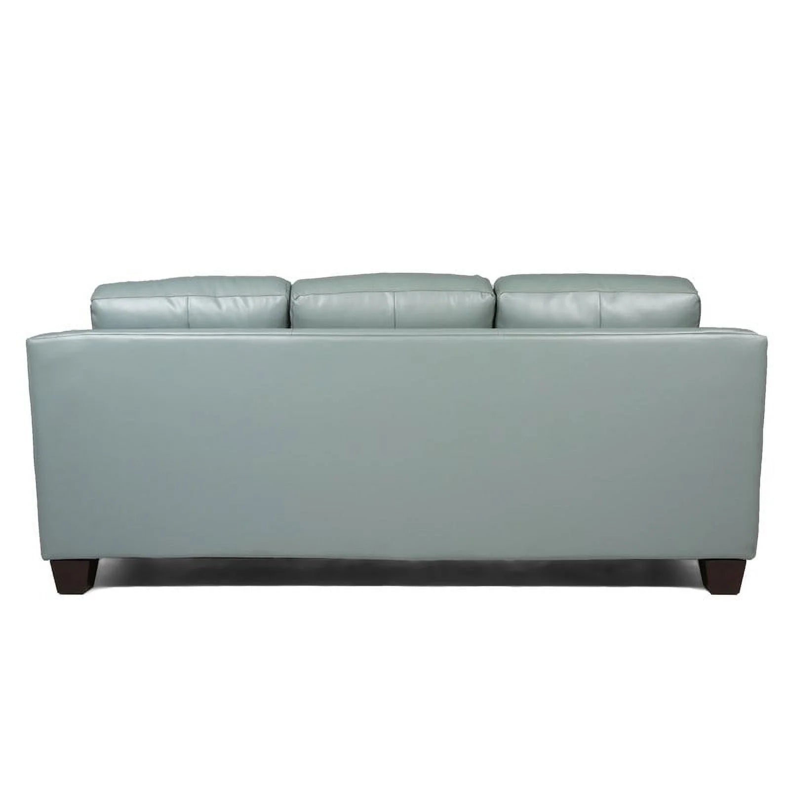 Spa Green Leather Tufted Sofa X8013