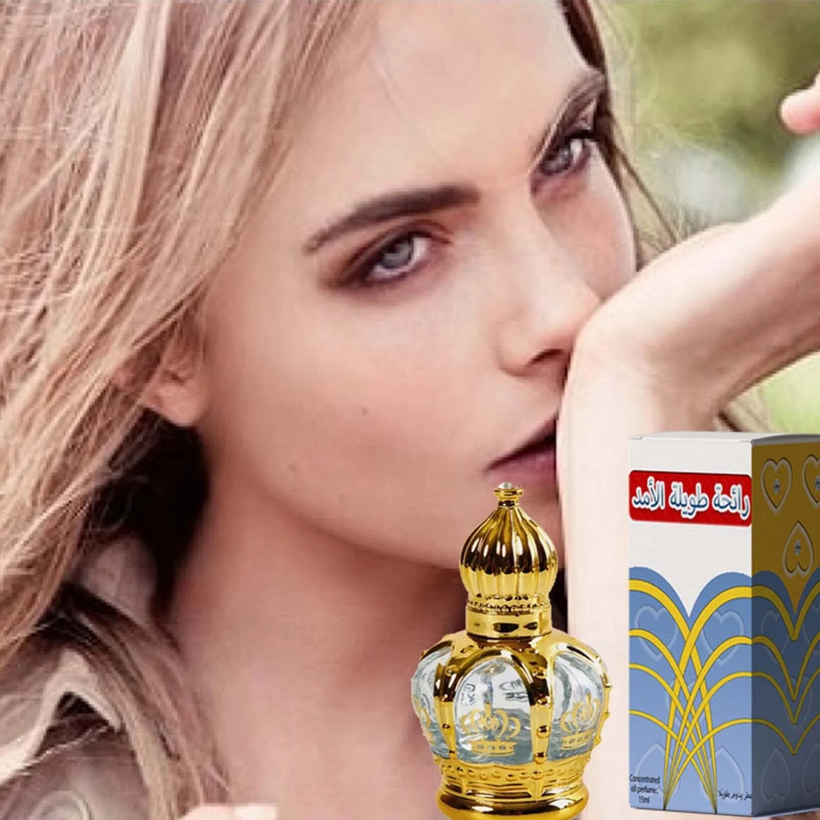 Arabic Eau de Parfum, Concentrated Perfume Oil for Women, Long Lasting (3 pcs) J668594