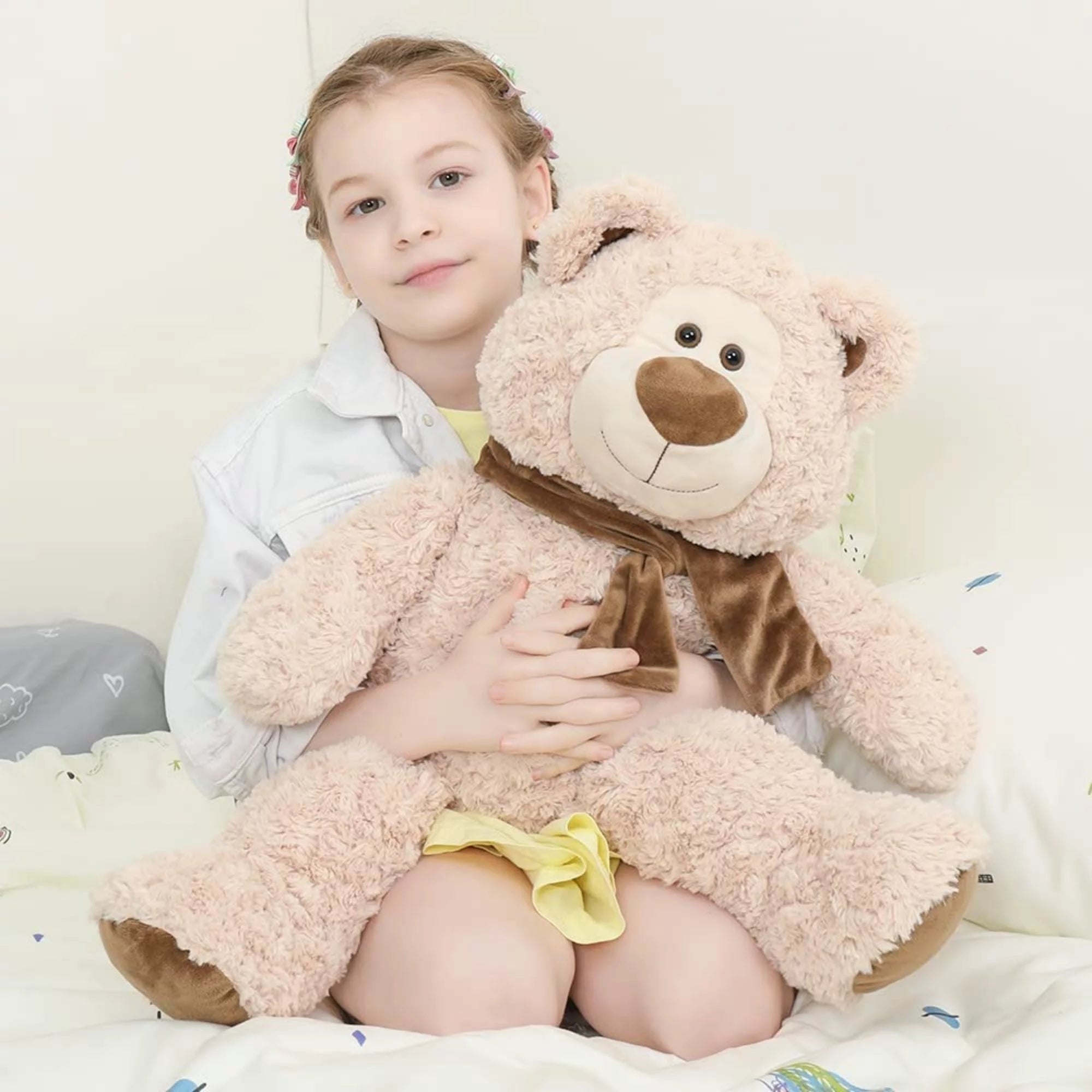 Giant Teddy Bear Stuffed Animal Plush Toy, Beige, 24 Inches D6716