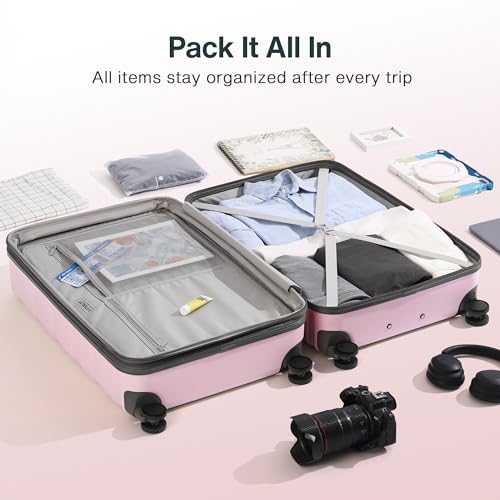 Luggage Set 3 Piece Hardside Expandable Lightweight with TSA Lock Spinner Wheels H69941