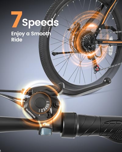 Electric Bike for Adults, 26" 500W Brushless Motor, 20 MPH, 40 Miles Range P39244