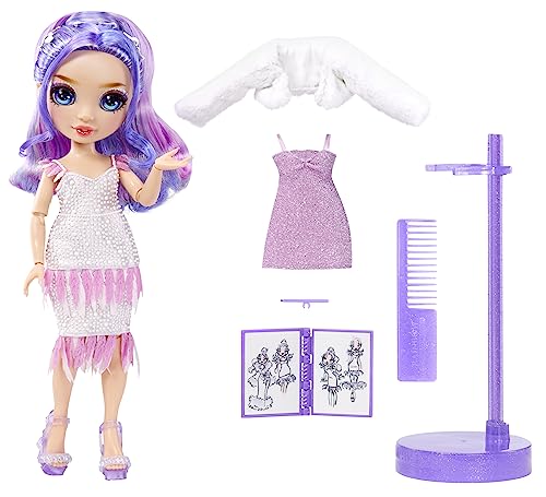 Purple 11" Fashion Doll and Playset with 2 Outfits and Accessories I60380