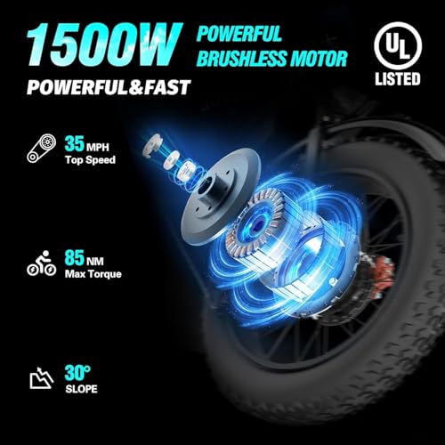 Electric Bike for Adults, 2000W, 52V 40AH, 20" Fat Tire, All Terrain G372